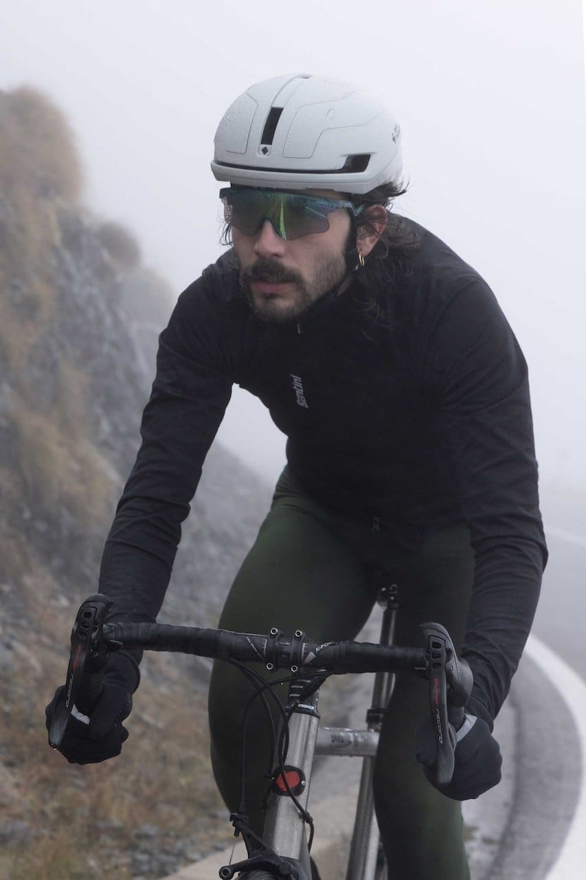 Veste de pluie Santini Magic en tissu Polartec Powershield RPM