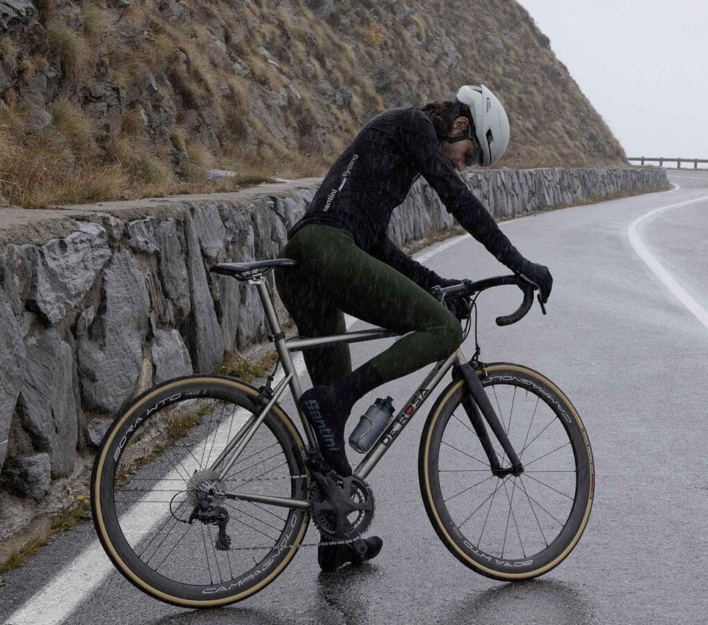 Veste de pluie Santini Magic en tissu Polartec Powershield RPM