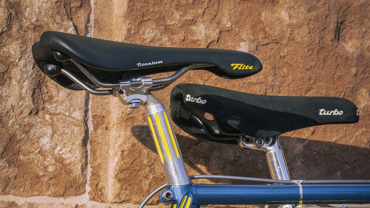 Selle Italia Heritage Turbo 1980 et Flite 1990
