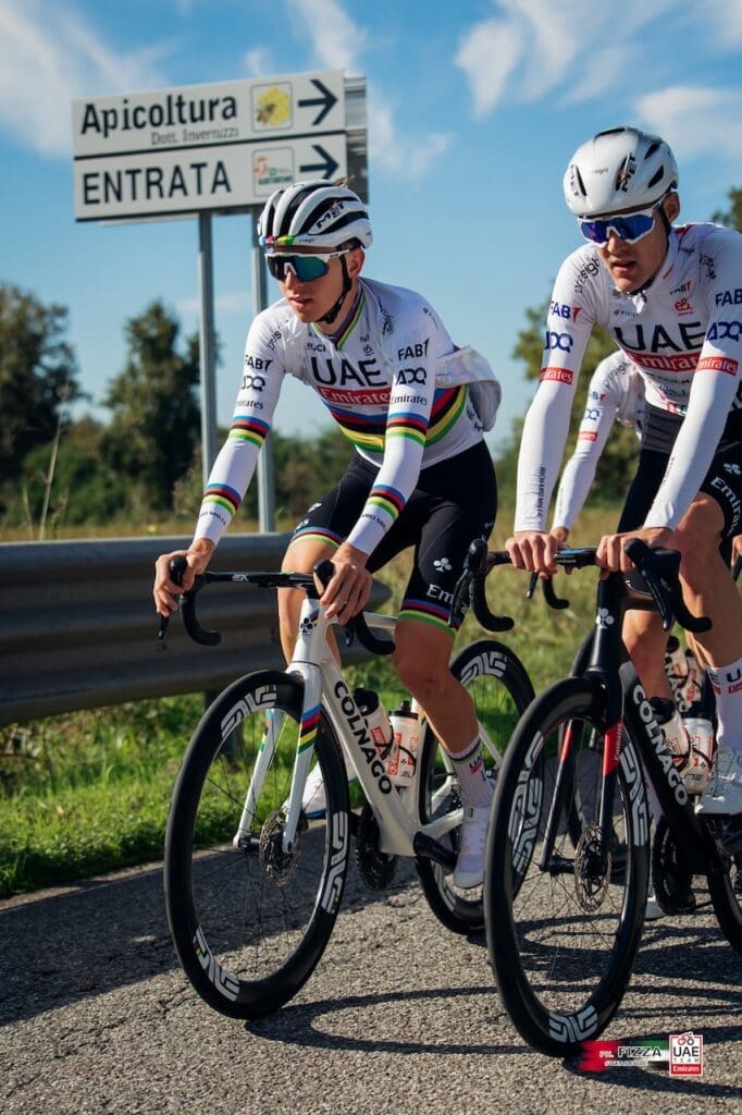 Shimano devient partenaire technique d'UAE Team Emirates et d'UAE Team ADQ