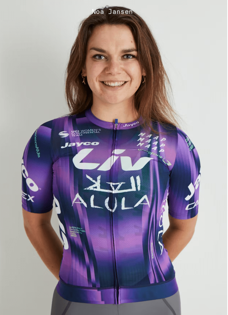 Kits Jayco-AlUla et Liv-AlUla 2025