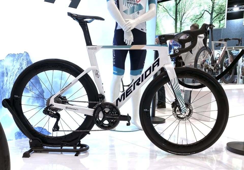 Les Merida de Bahrain-Victorious pour 2025 - Dimensions Vélo