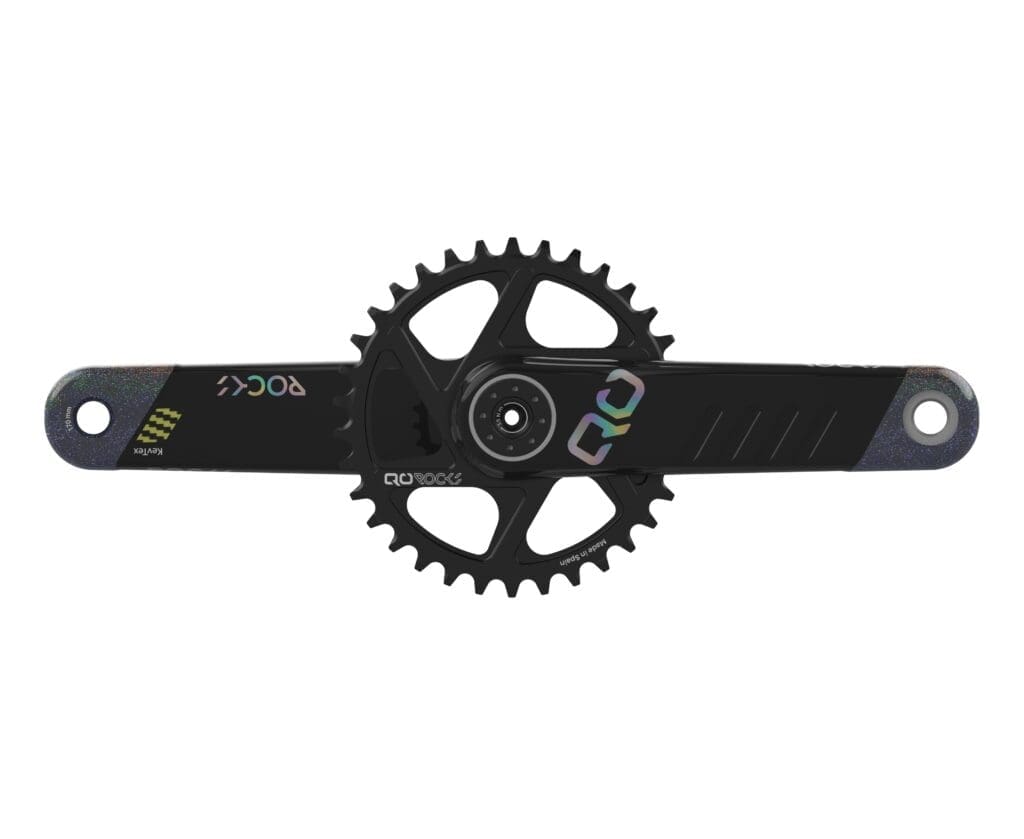 Pédalier Ergomo Carbone 172,5 Mm 53/39 Avec Capteur De Puissance