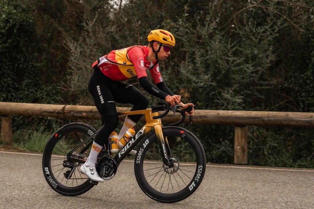 Vélo Ridley Noah Fast 3.0 de l'équipe Uno-X Mobility