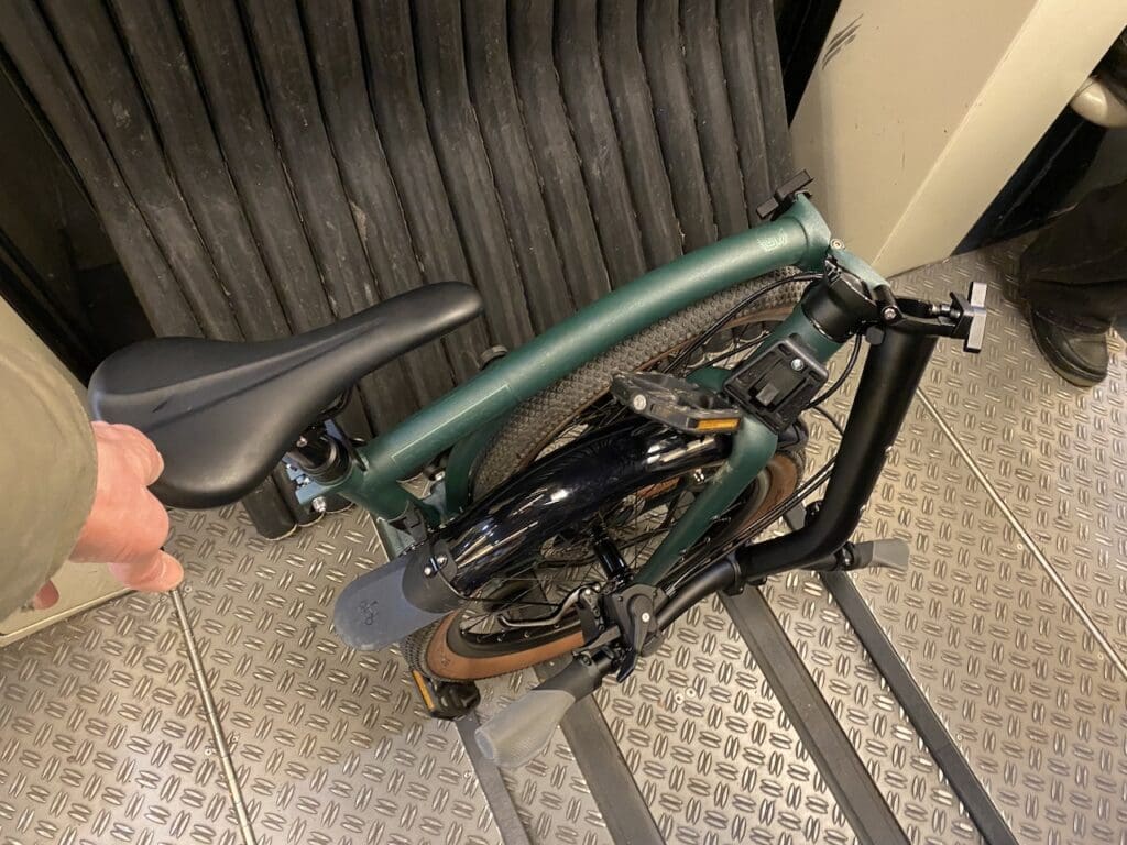 Test vélo pliant Brompton G-Line