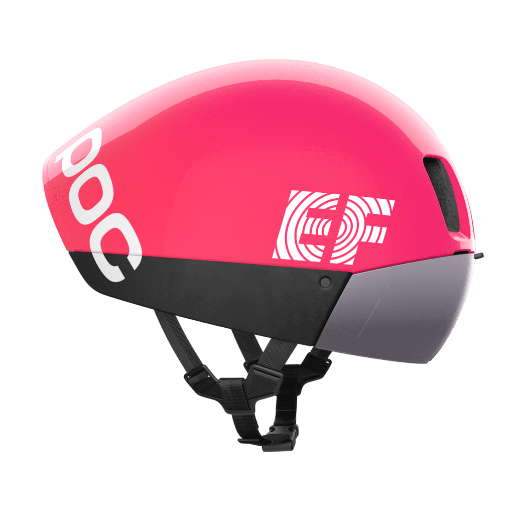 série limitée du casque Poc Procen Air EF Pro Cycling Team.