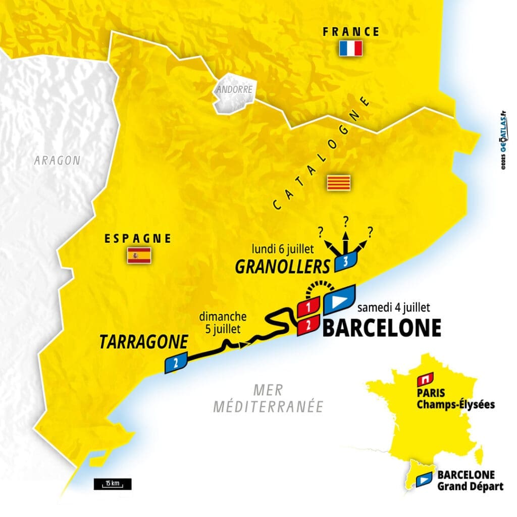 Départ du Tour de France 2026 à Barcelone