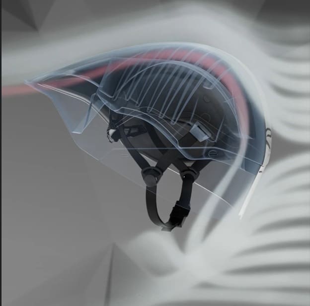 Casque Ekoï Pure Aero de contre la montre et de triathlon.