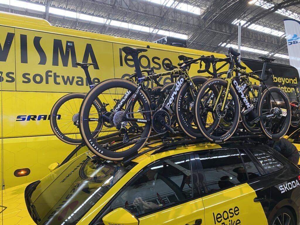 Les vélos et matériel du Omloop Het Nieuwsbald 2025