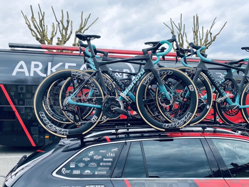 Matériel et vélos employés sur Paris-Nice 2025