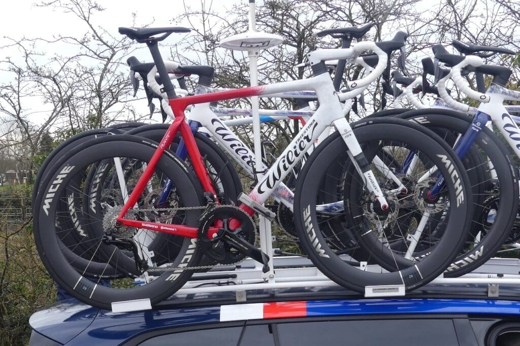 Matériel et vélos employés sur Paris-Nice 2025