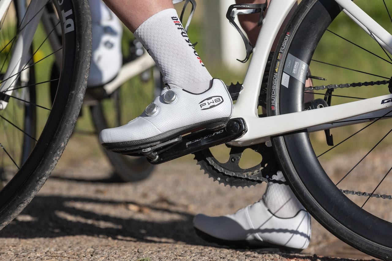 Pédales PW8 et chaussures Ekoï adaptées