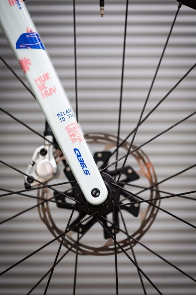 Vélo Scott Addict RC Classics Edition de tom Pidcock de l'équipe Q36.5 Pro Cycling