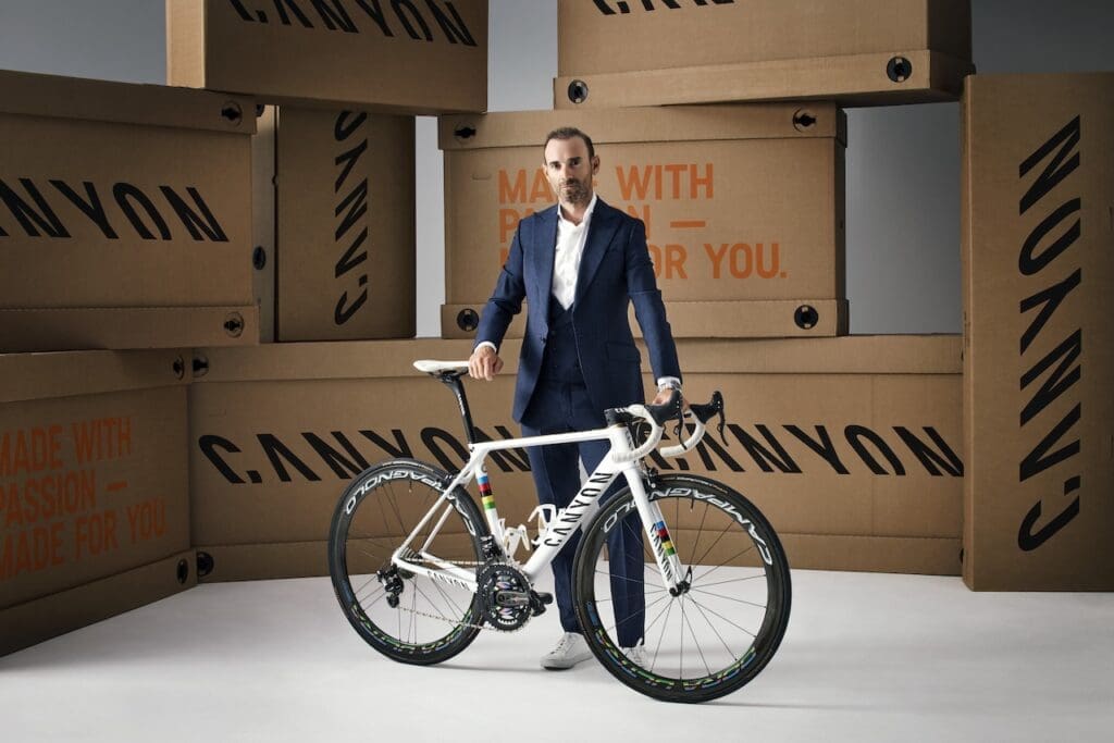 Alejandro Valverde signe avec Canyon un partenariat longue durée