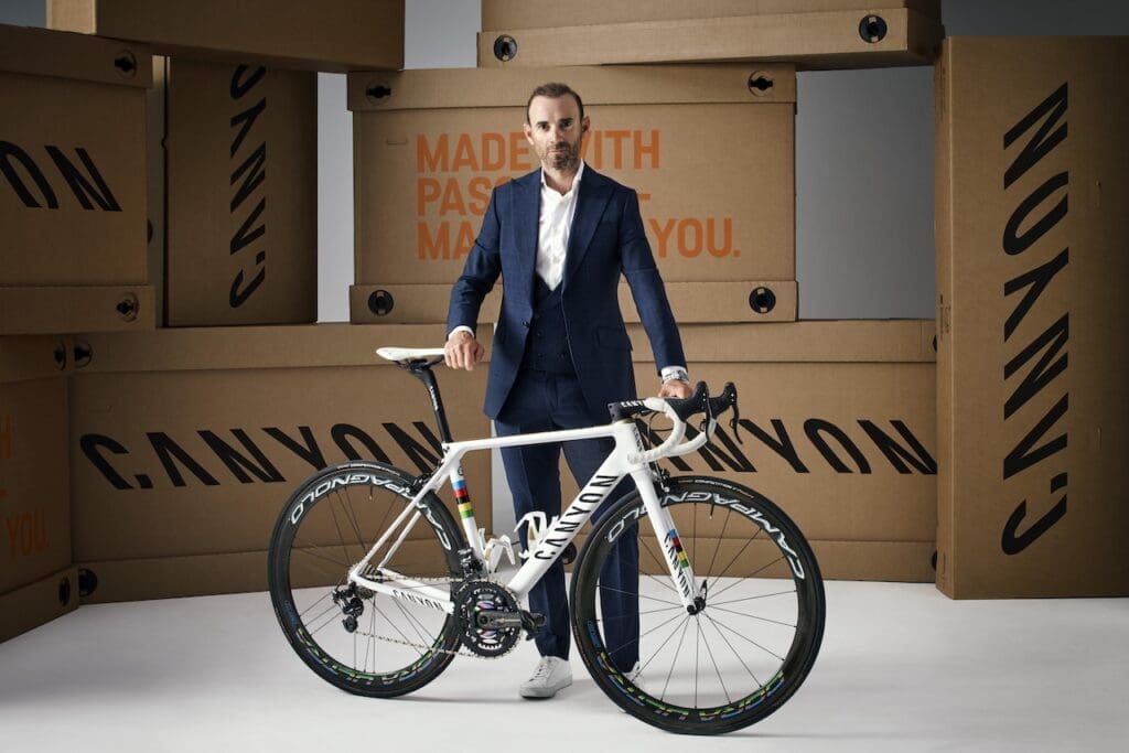 Alejandro Valverde signe avec Canyon un partenariat longue durée