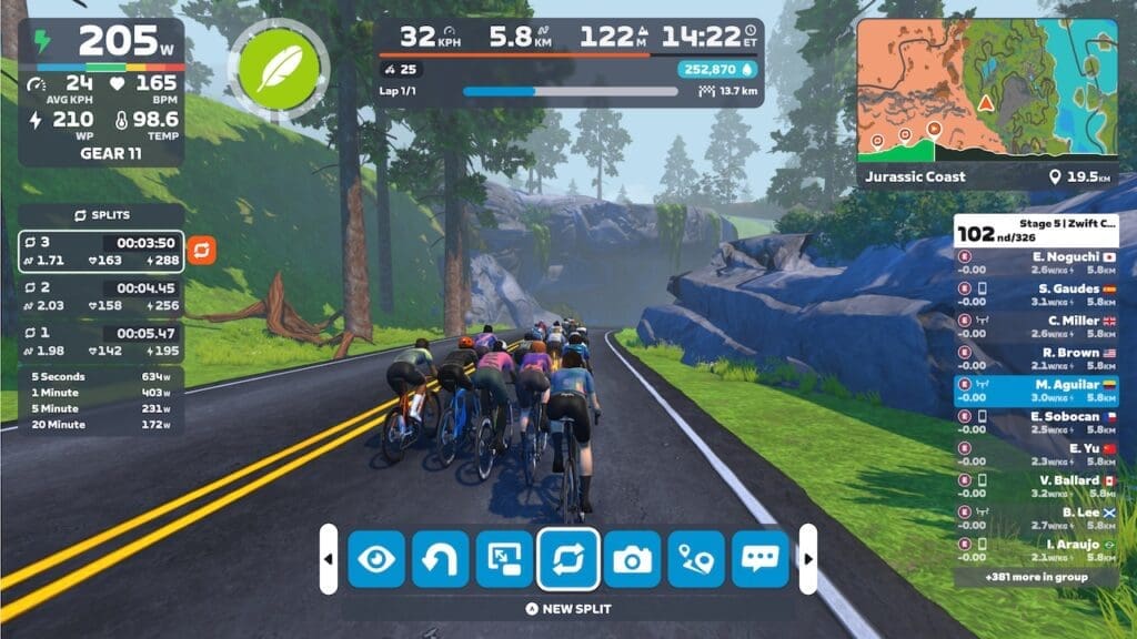 Nouveautés 2025 dans Zwift les sorties extérieures sont prises en compte
