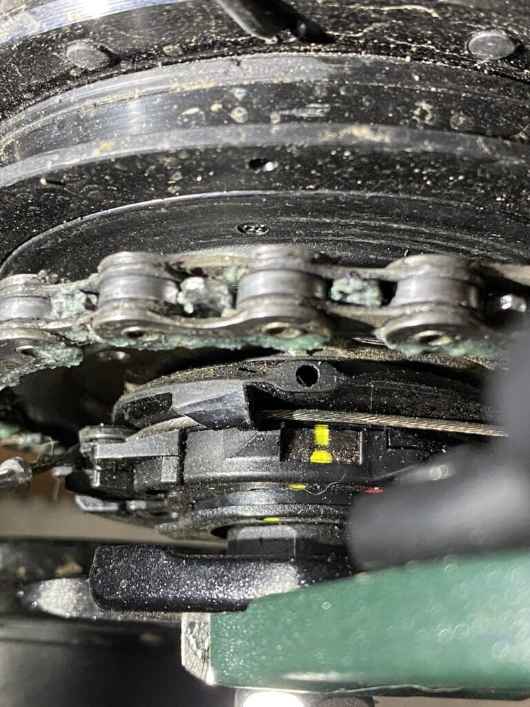 Réglage de l'indexation du dérailleur Shimano Alfine