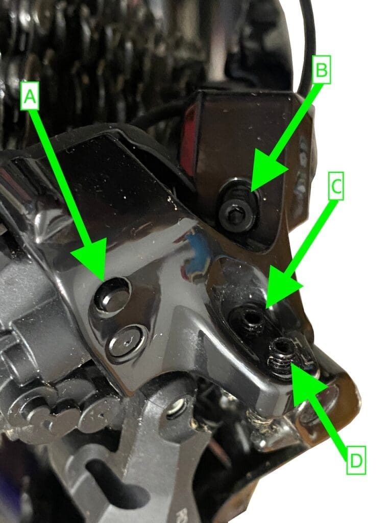 Réglage manuel de l'indexation Di2 12 vitesses