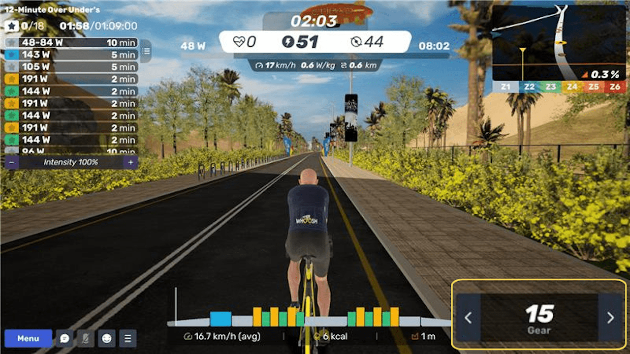 MyWhoosh pour s'entraîner et courir sur home-trainer gratuitement