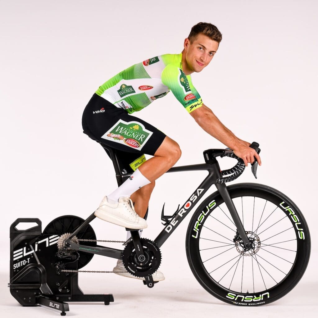 Vélo De Rosa Settanta de l'équipe Wagne-Bazin-WB