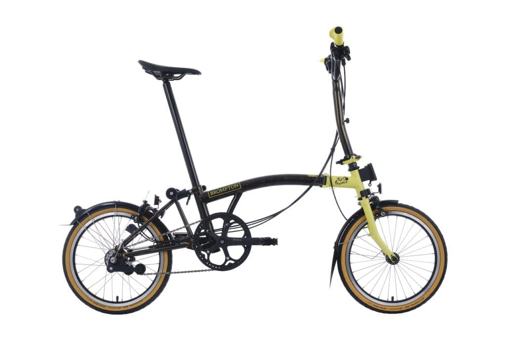 Brompton x Tour de France, un P Line et un C Line personnalisés