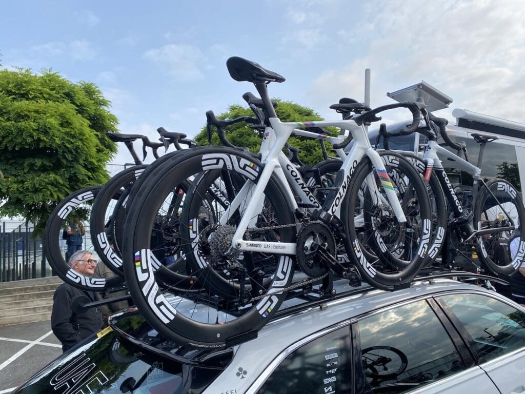 Le mat&eacute;riel et les v&eacute;los des pros sur le Crit&eacute;rium du Dauphin&eacute; 2025