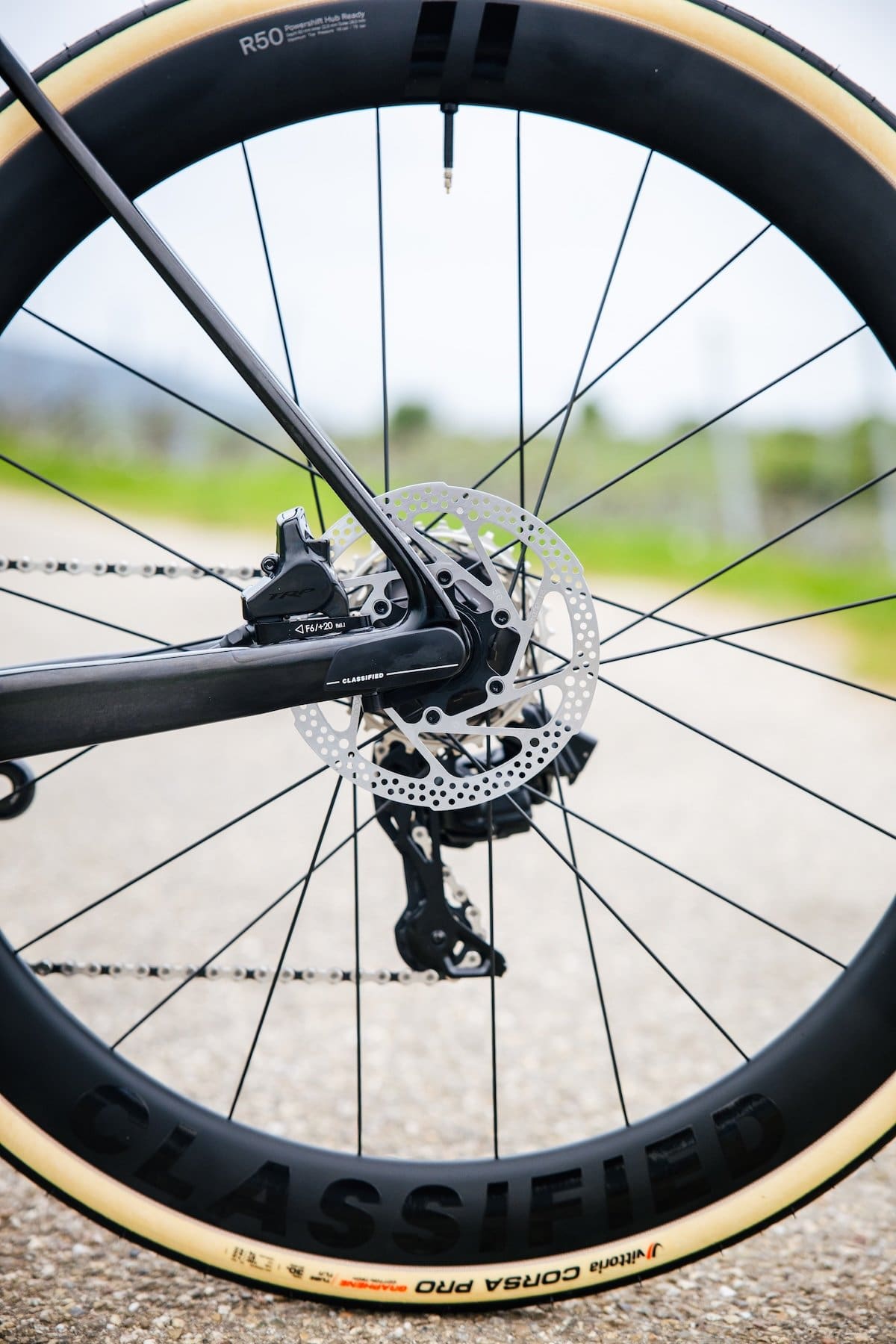 La transmission rouet et garle TRP Classified se nomme Vistar/powershift