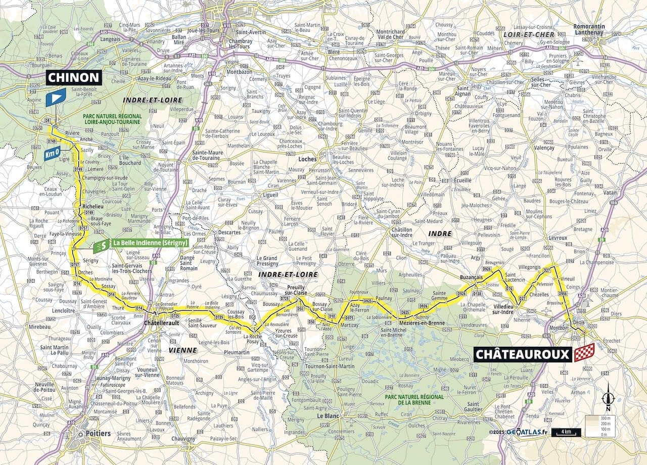 Parcours du Tour de France 2025
