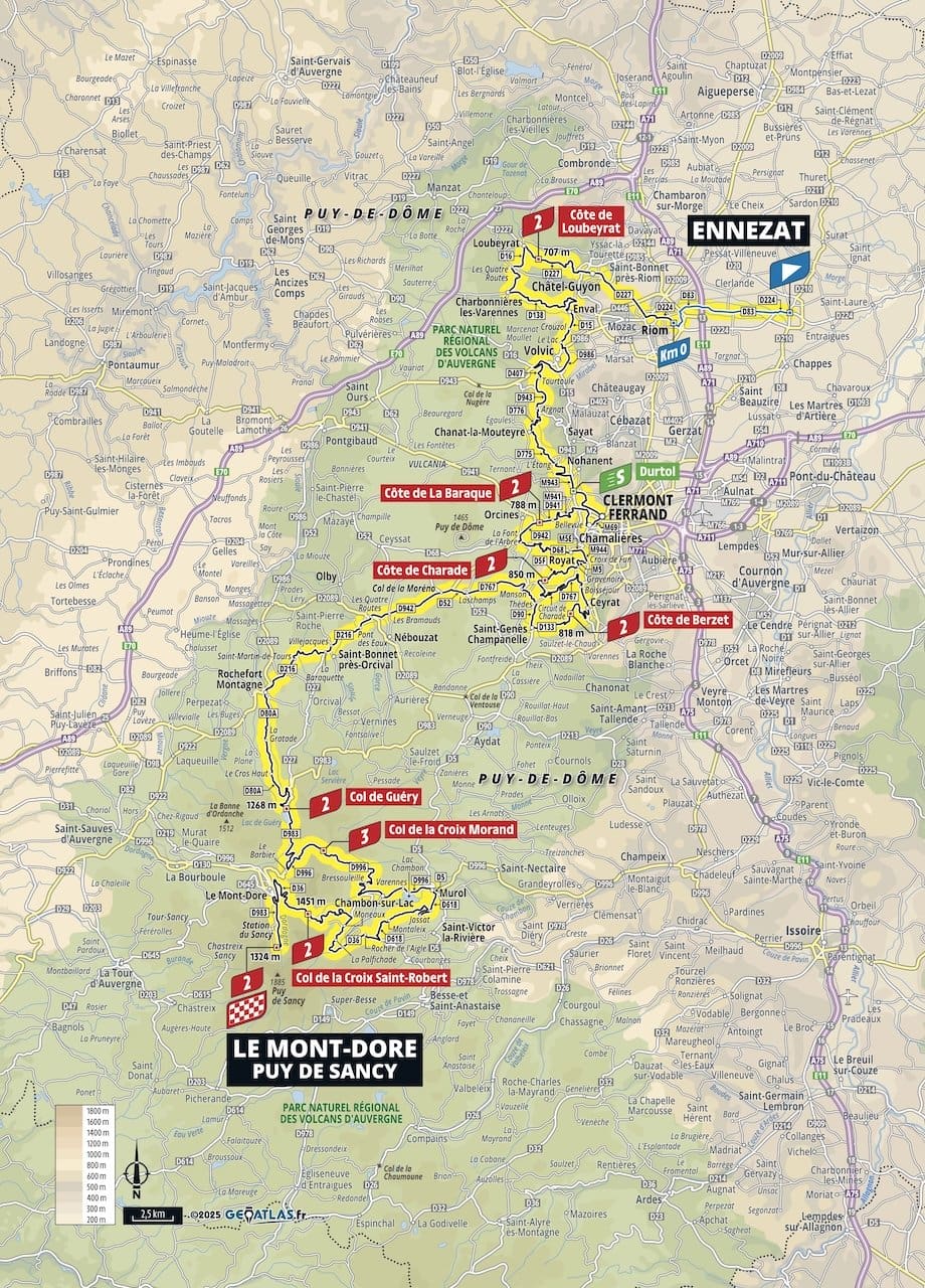 Parcours du Tour de France 2025