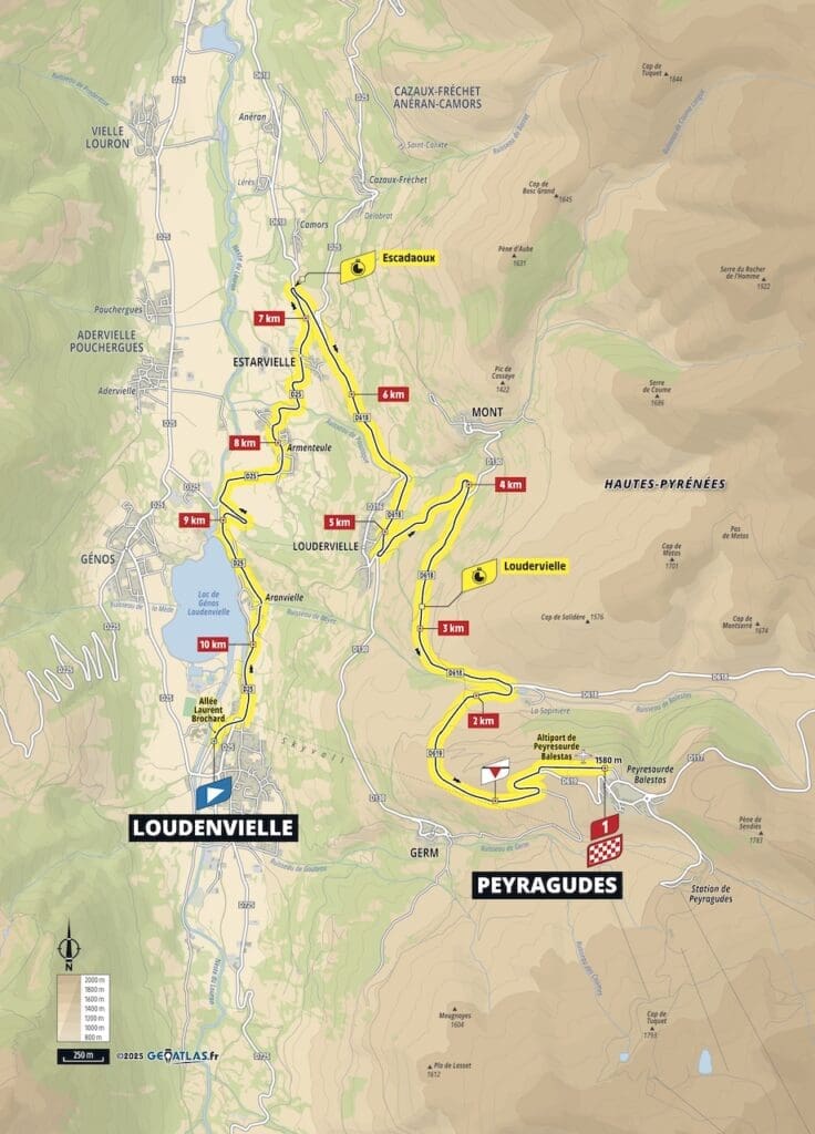 Parcours du Tour de France 2025