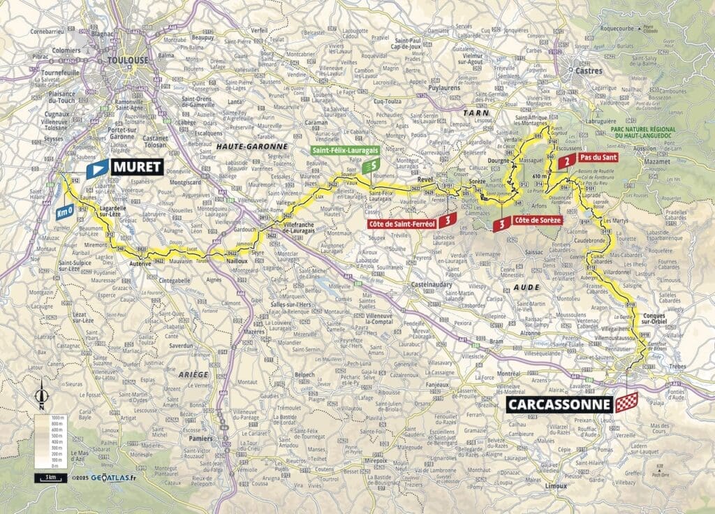 Parcours du Tour de France 2025