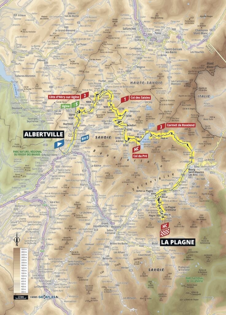Parcours du Tour de France 2025