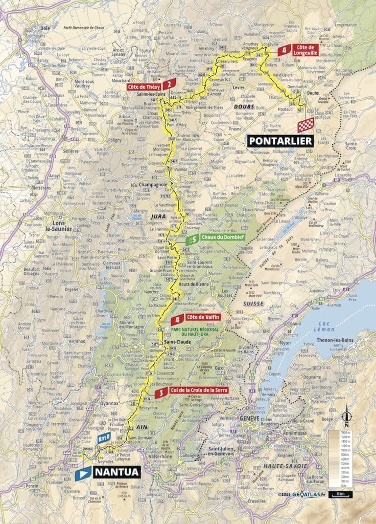 Parcours du Tour de France 2025