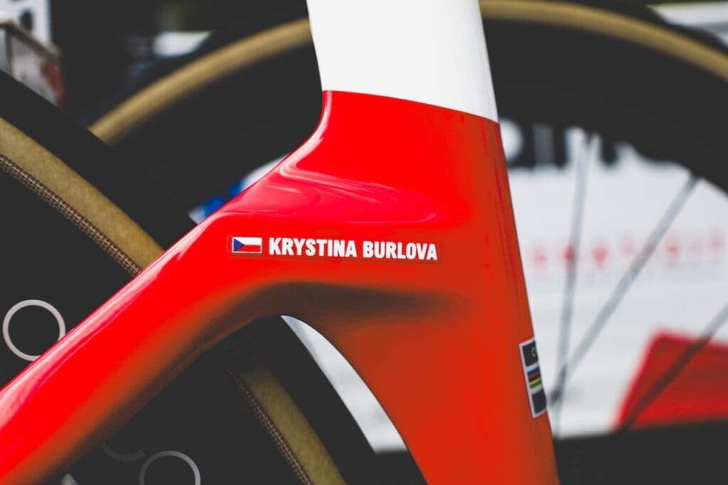 vélo Orbea Orca Aero personnalisé de Kristýna Burlová