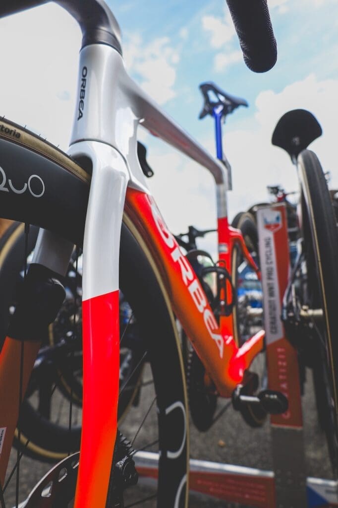 vélo Orbea Orca Aero personnalisé de Kristýna Burlová