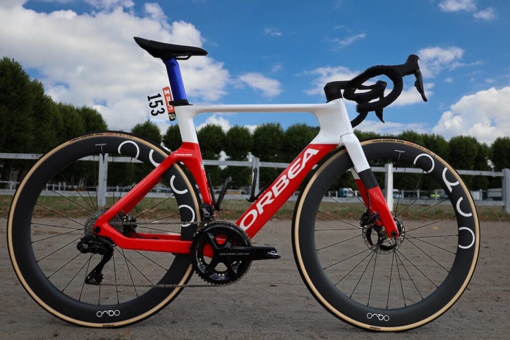 vélo Orbea Orca Aero personnalisé de Kristýna Burlová