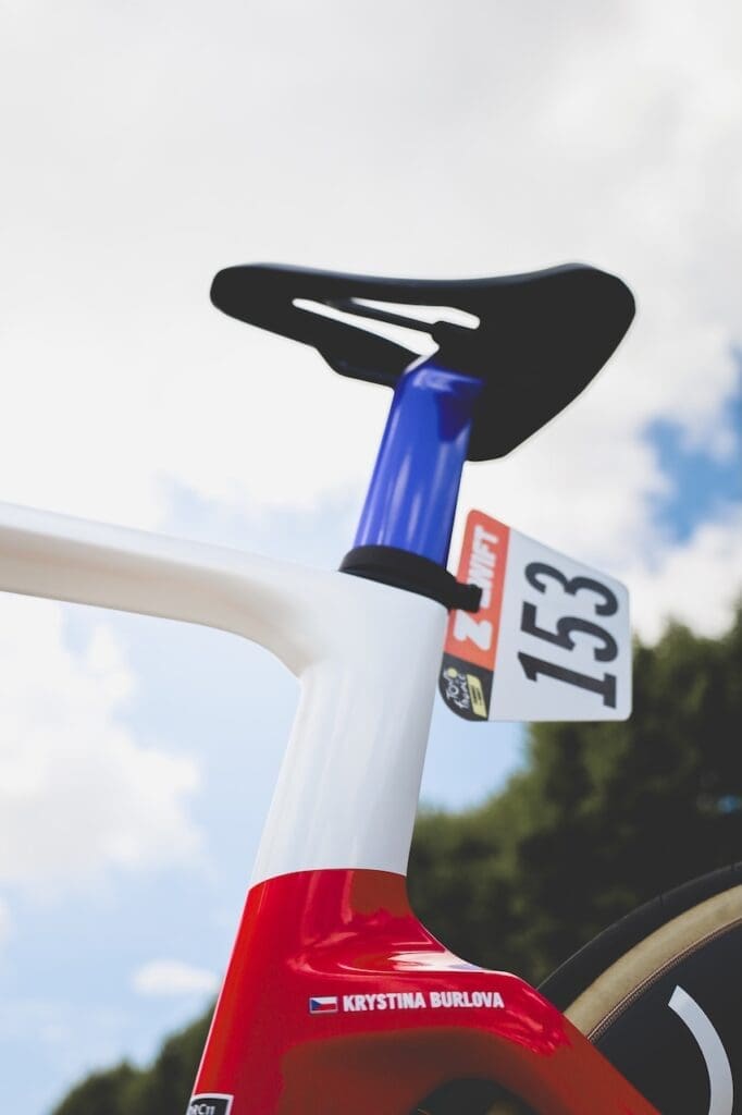 vélo Orbea Orca Aero personnalisé de Kristýna Burlová