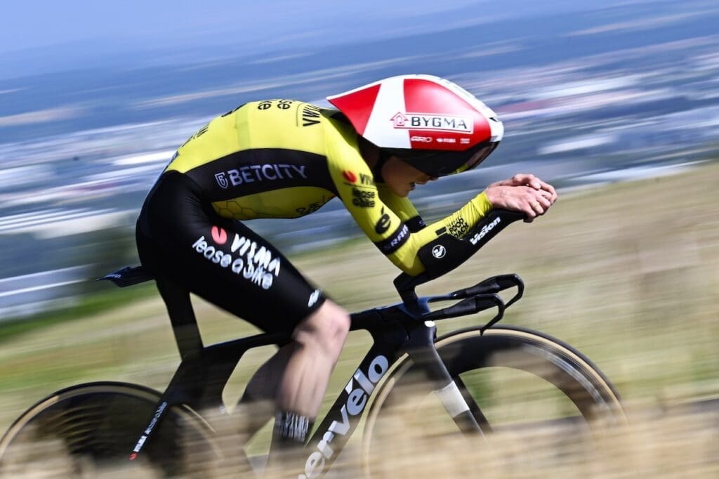 Nouvelle selle de chrono pour Vingegaard la Prologo Predator TT01 CPC