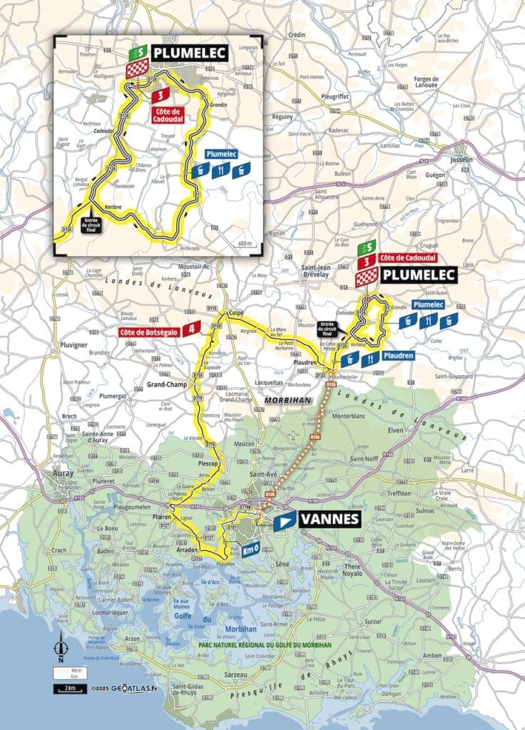 Parcours et profils des étapes du Tour de France Femmes avec Zwift 2025