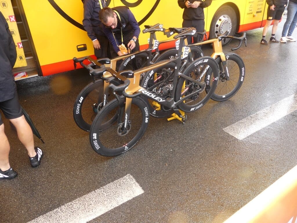 Vélos et matériels utilisé sur le Tour de France par les équipes pros