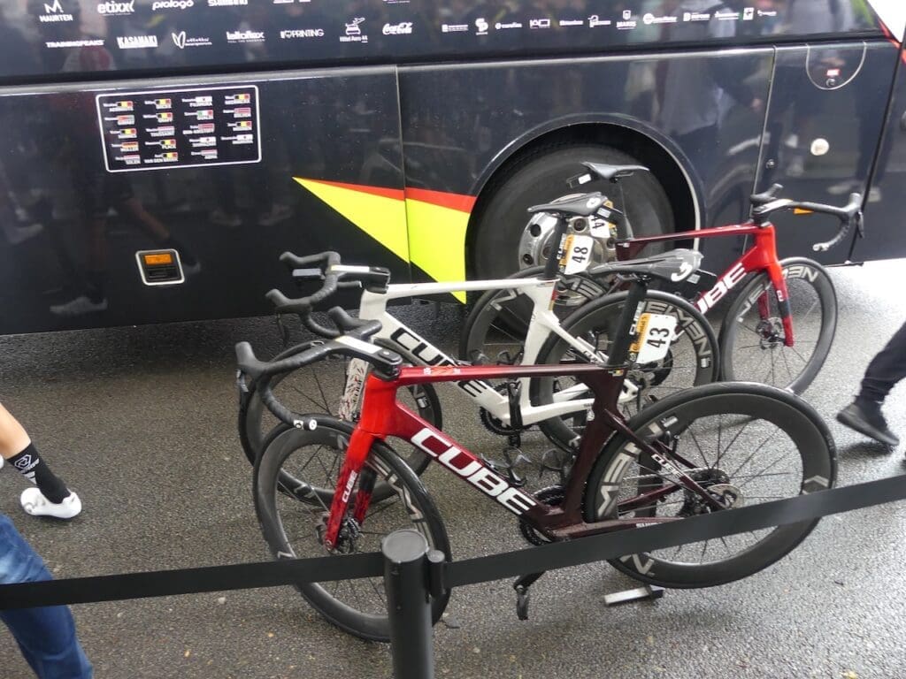 Vélos et matériels utilisé sur le Tour de France par les équipes pros