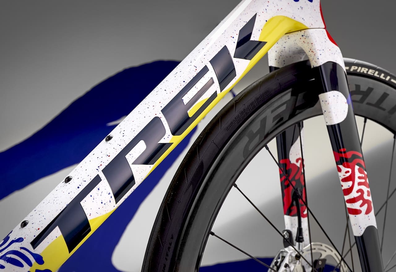 Nouvelles couleurs pour les vélos Trek de l'équipe Lidl-Trek pour le Tour de France 2025