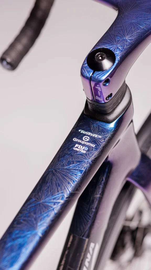 Wilier Filante SLR Groupama-FDJ décoration spéciale Tour de France 2025