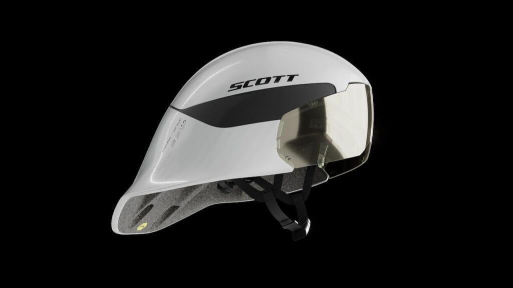 casque contre la montre Scott Split Mips