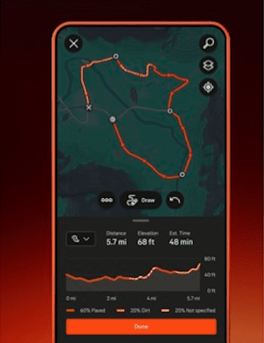 Capture d'écran Strava