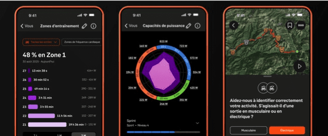 Capture d'écran Strava
