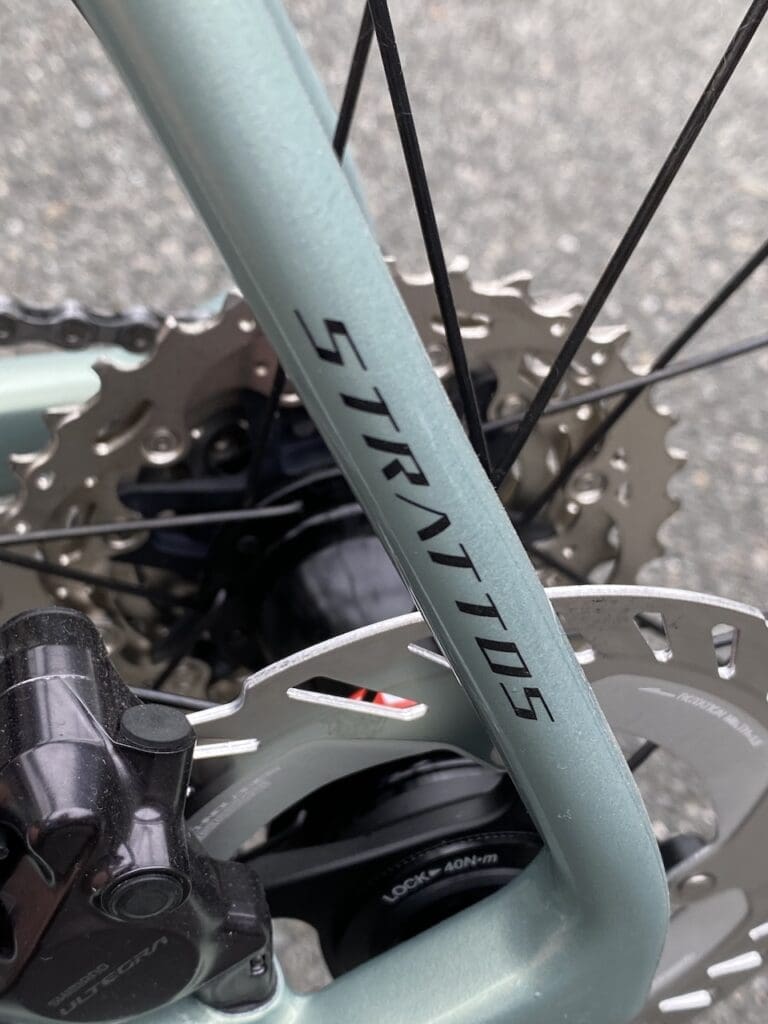 L'arrière du vélo Polygon