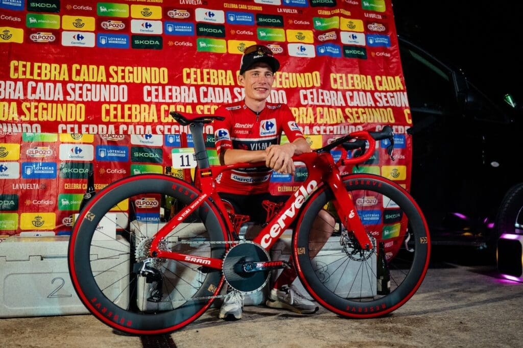 Jonas Vingegaard et son Cervélo S5