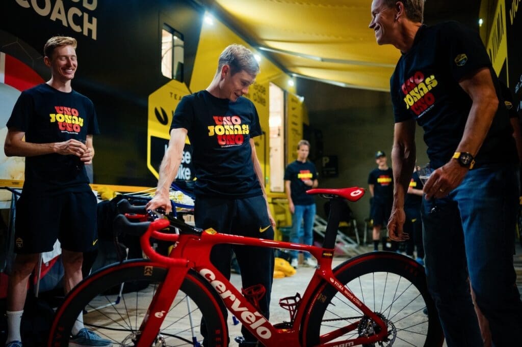 Jonas Vingegaard et son Cervélo S5