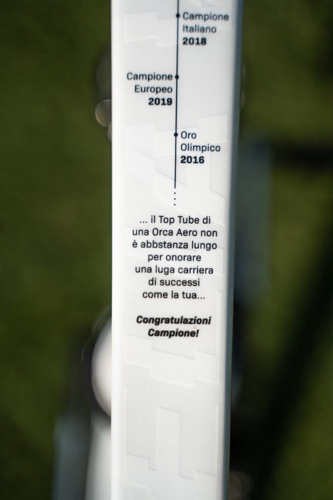 Vélo Orbea Orca Aero d'Elia Viviani